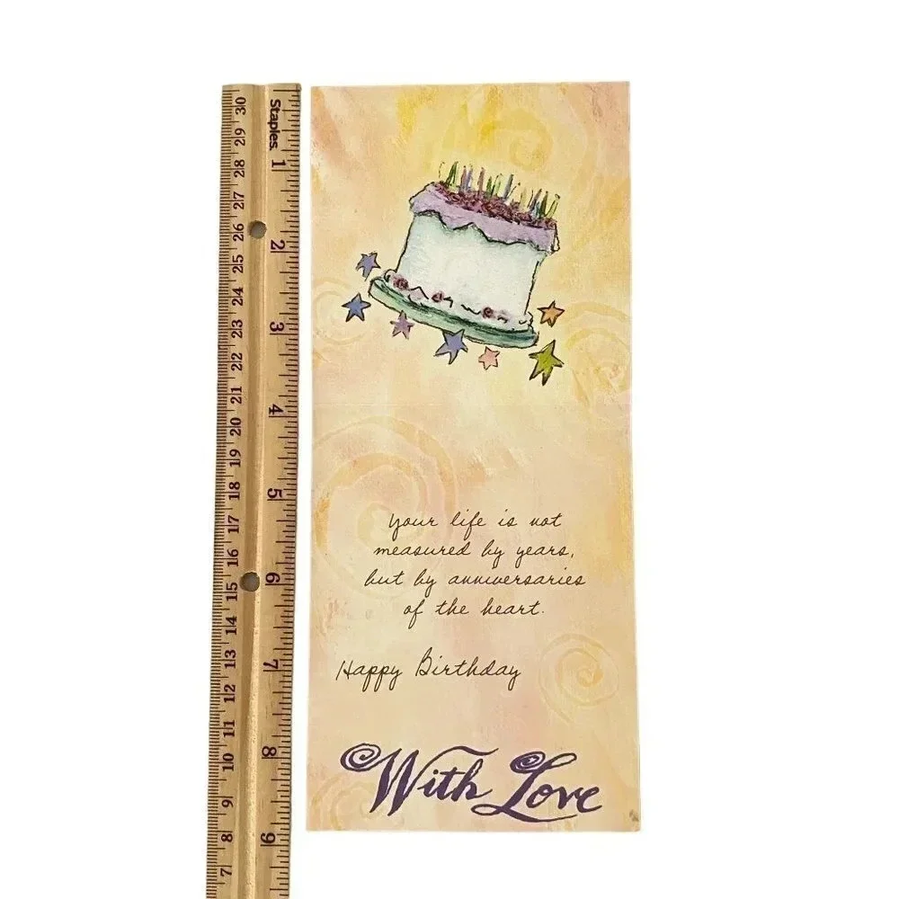 CELEBRATE 6/PK Leanin' Tree‎ Greeting Cards Party Hats Flavia Weedn NOS Vintage